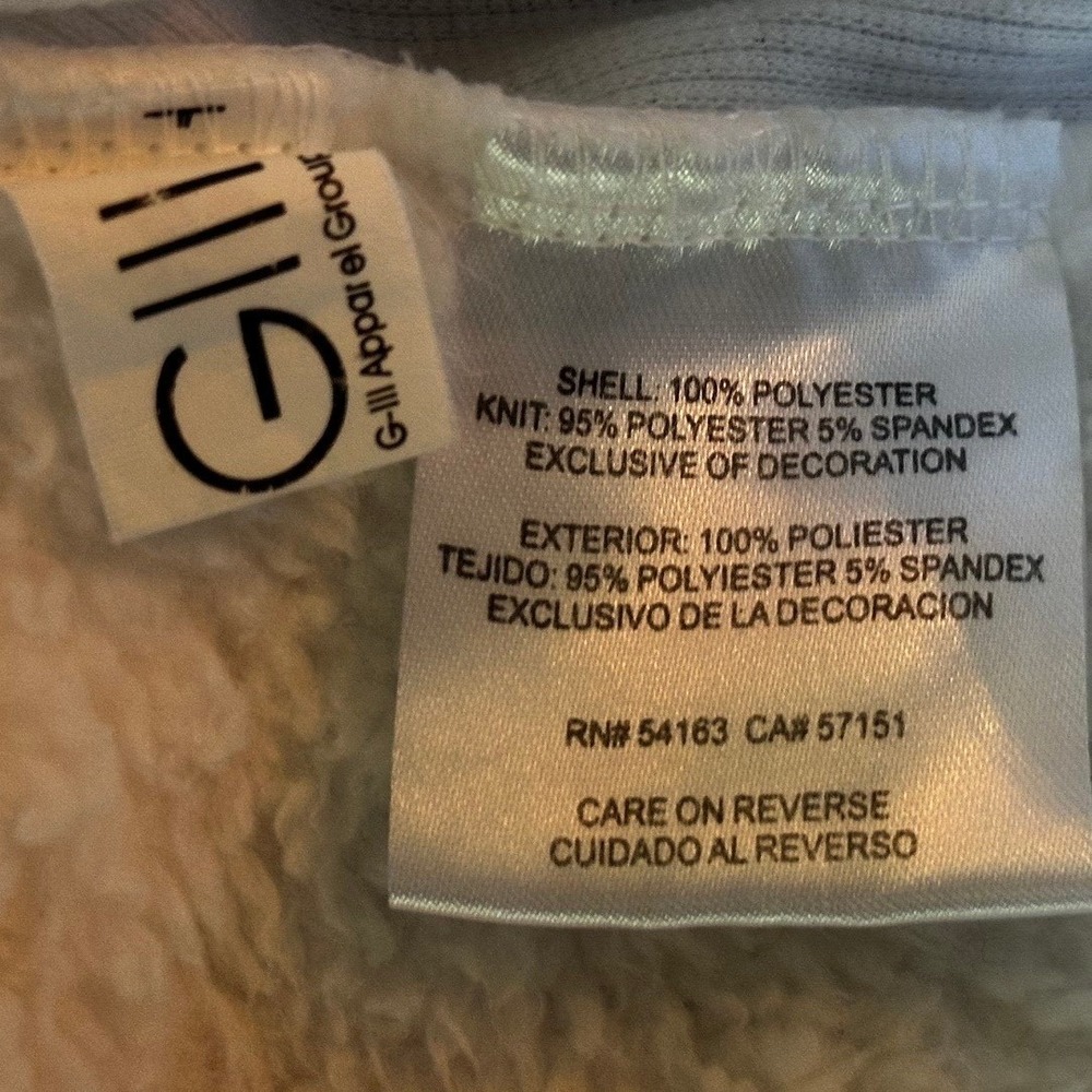 Touch Stadium Packers Rhinestone White Sherpa Fleece Crewneck Women's Large - Picture 6 of 6
